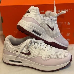 Nike Air Max 1 G Golf Shoe White Barely Grape
